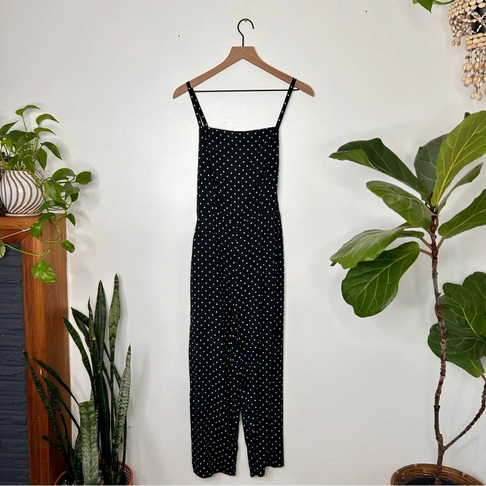 Polka dot square neck Jumpsuit - Picture 3 of 8